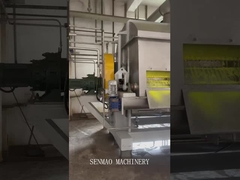 El secador del raspador de tambor está funcionando. funcionando normalmente